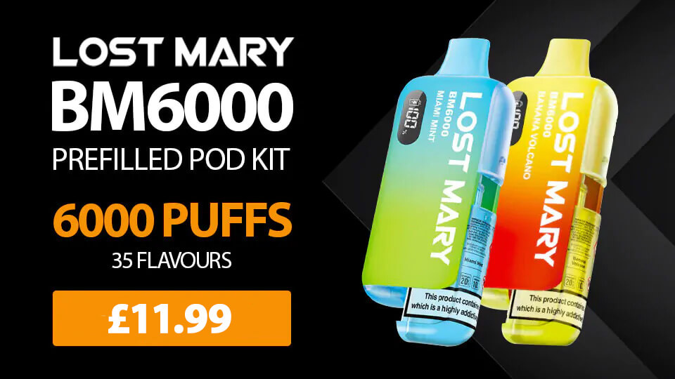 Lost Mary BM6000 Prefilled Kit - 6000 Puffs
