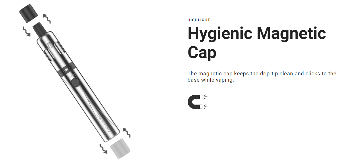 Hygienic magnetic cap