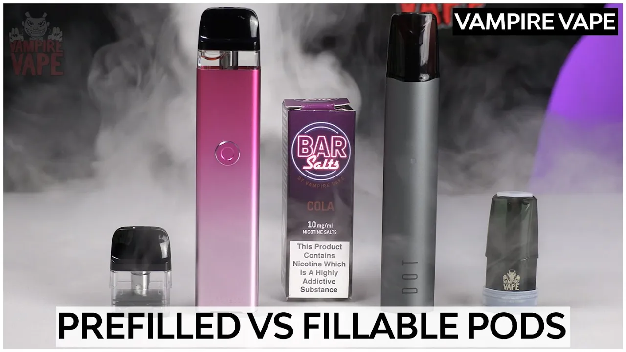 Prefilled vs refillable vape pods