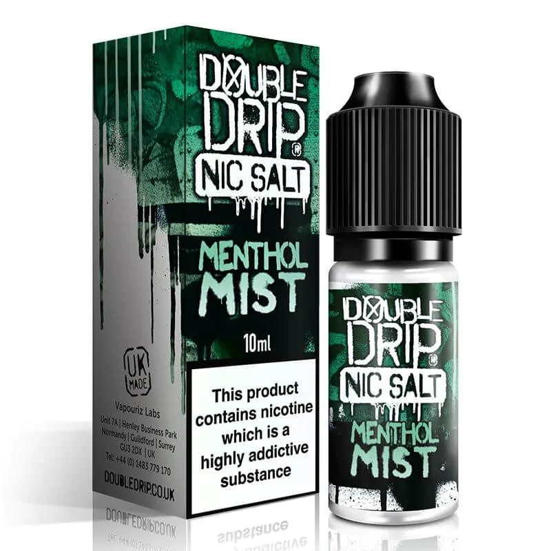 Double Drip Menthol Mist - 10ml Freebase