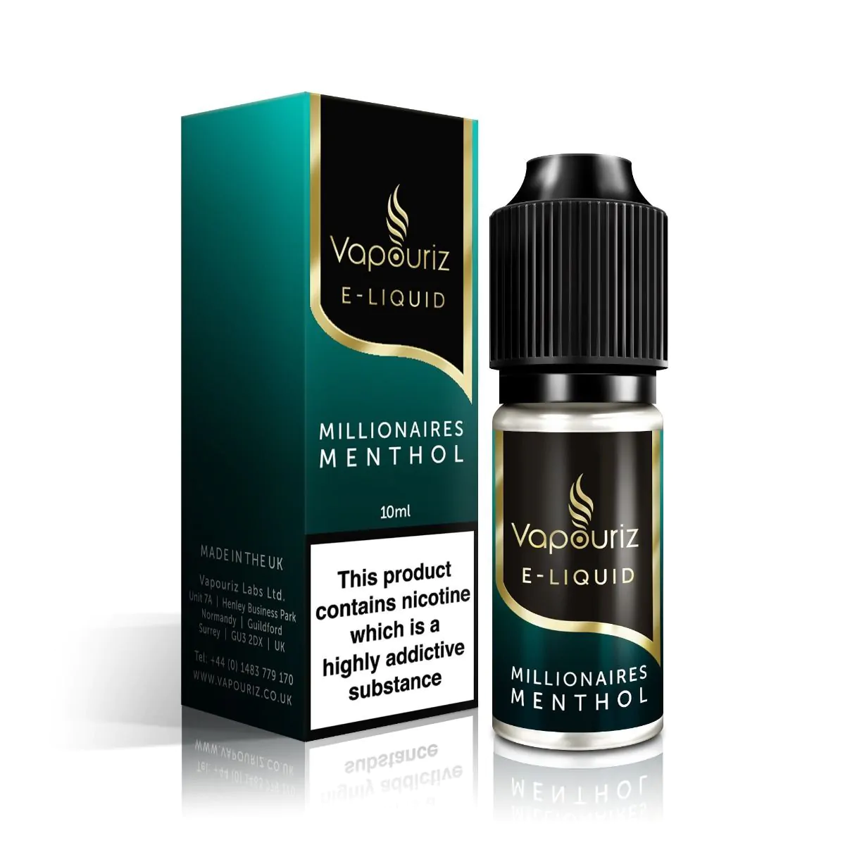Premium Millionaires Menthol - 10ml Freebase