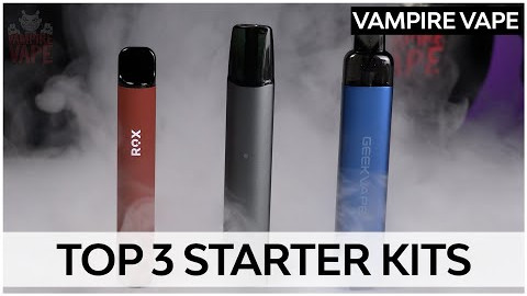 Video looking at the top 3 vape starter kits 